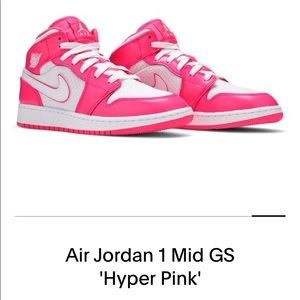 air jordan 1 mid hyper pink